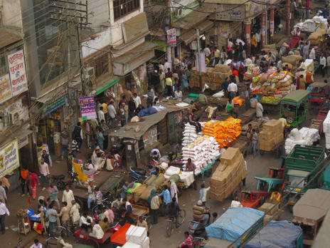 Roof top views from the spice market