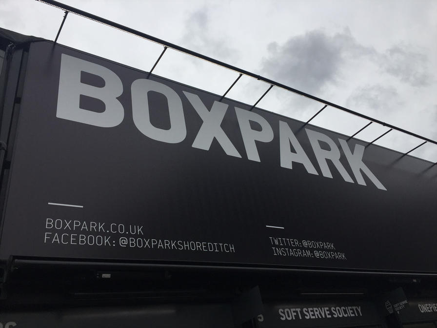 Boxpark Shoreditch One way one world