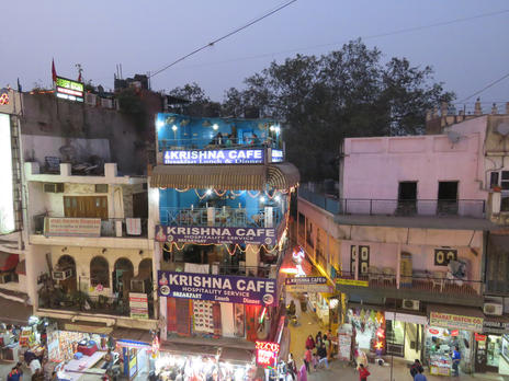 Roof top cafes Delhi